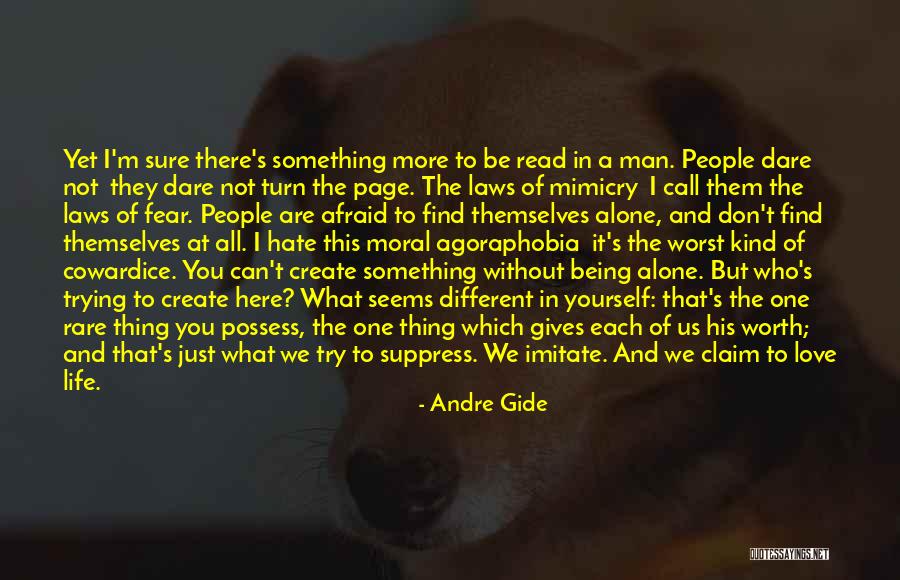 Mimicry Of Someone Or Something Quotes By Andre Gide Mimicry Of Someone Or Something Quotes By Andre Gide