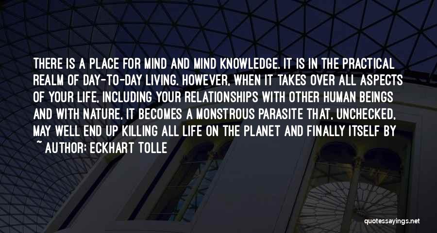 Mind All Over The Place Quotes By Eckhart Tolle