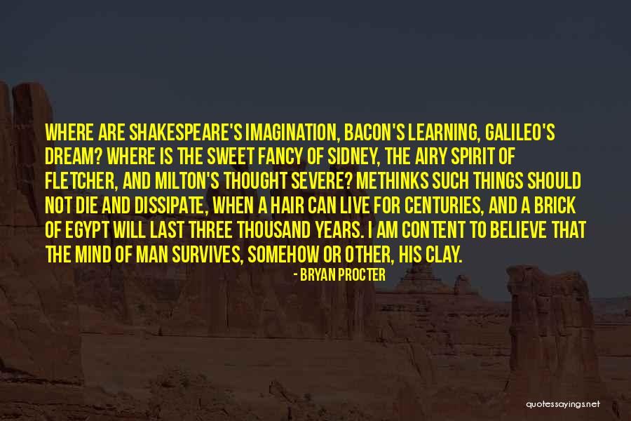Mind And Learning Quotes By Bryan Procter Mind And Learning Quotes By Bryan Procter