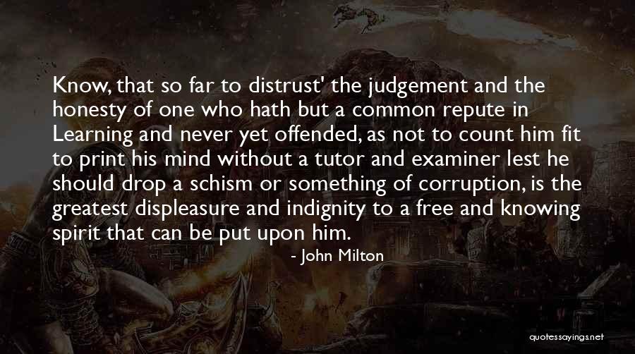 Mind And Learning Quotes By John Milton Mind And Learning Quotes By John Milton