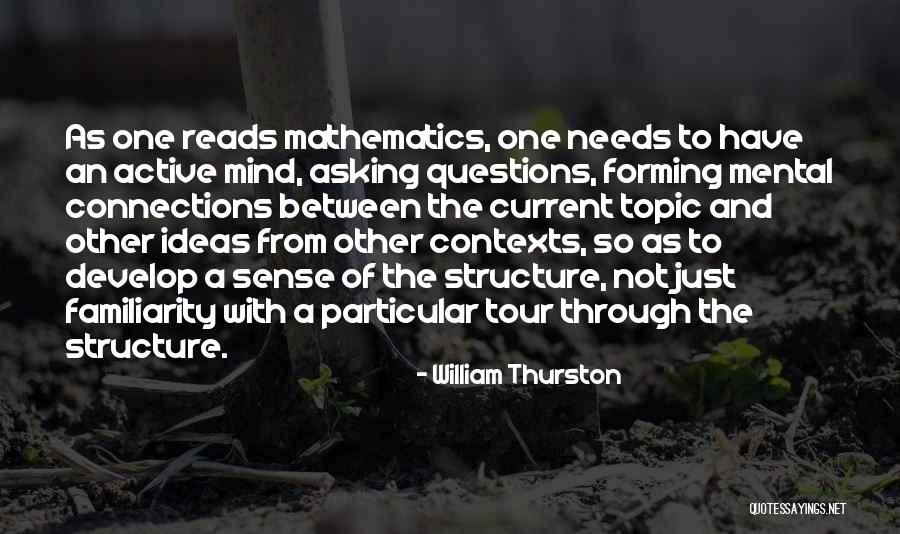 Mind And Sense Quotes By William Thurston Mind And Sense Quotes By William Thurston