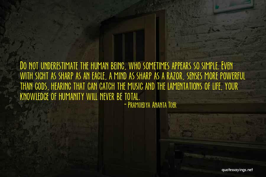 Mind And Senses Quotes By Pramoedya Ananta Toer Mind And Senses Quotes By Pramoedya Ananta Toer