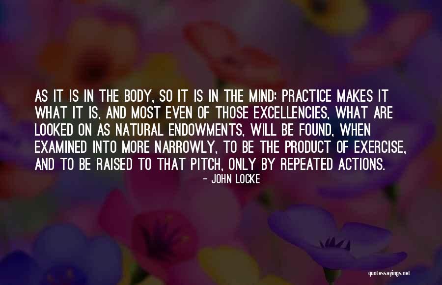 Mind Body Exercise Quotes By John Locke Mind Body Exercise Quotes By John Locke