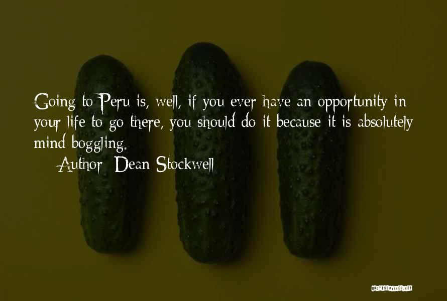 Mind Boggling Quotes By Dean Stockwell