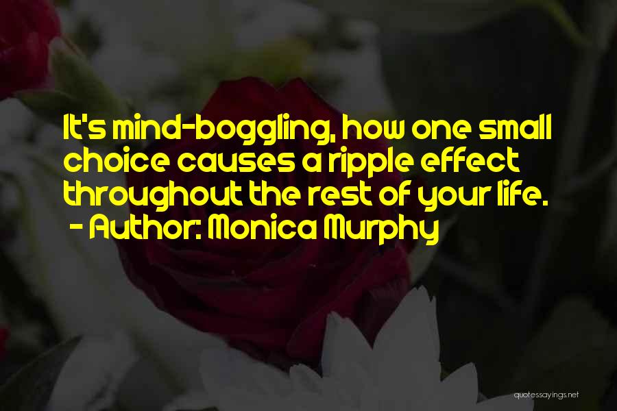 Mind Boggling Quotes By Monica Murphy