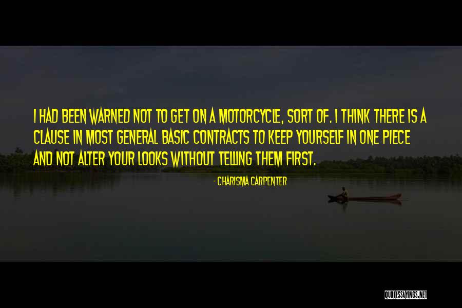 Mind Bothering Quotes By Charisma Carpenter Mind Bothering Quotes By Charisma Carpenter