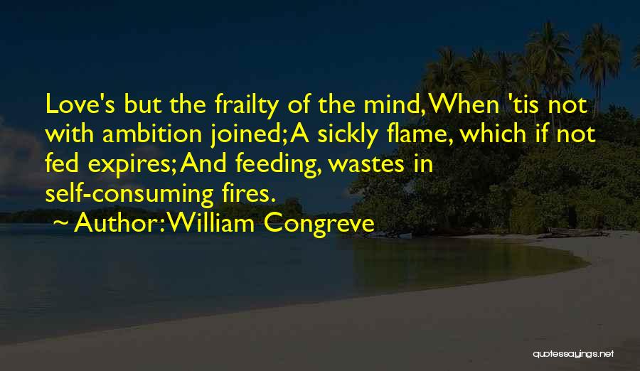 Mind Consuming Quotes By William Congreve