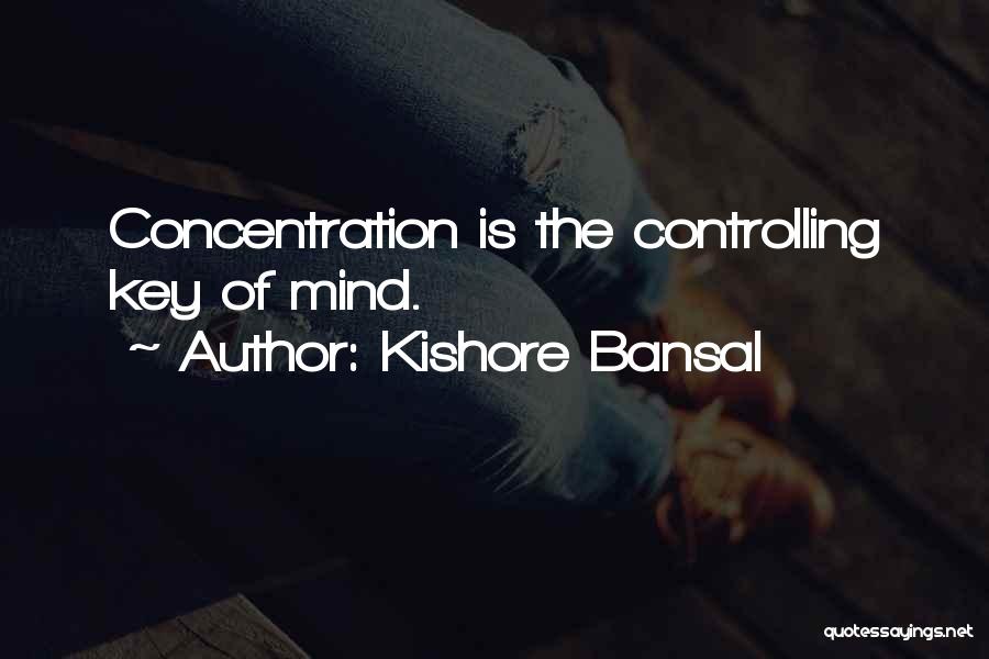 Mind Controlling Quotes By Kishore Bansal