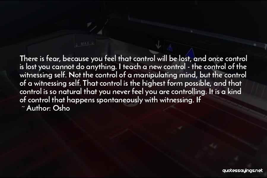 Mind Controlling Quotes By Osho