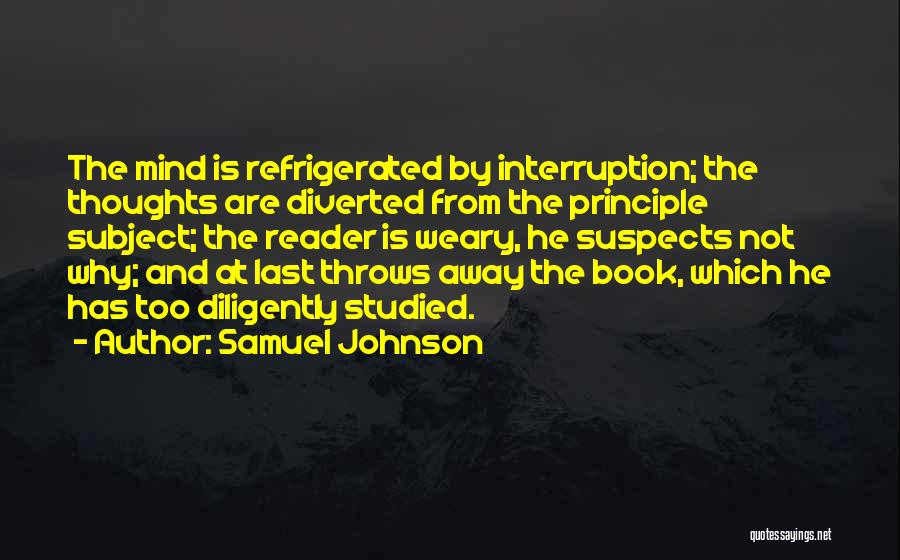 Mind Diverted Quotes By Samuel Johnson