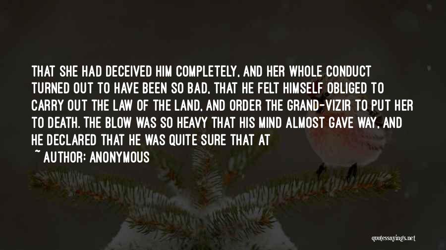 Mind Heavy Quotes By Anonymous