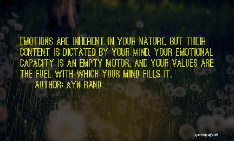 Mind Is Empty Quotes By Ayn Rand