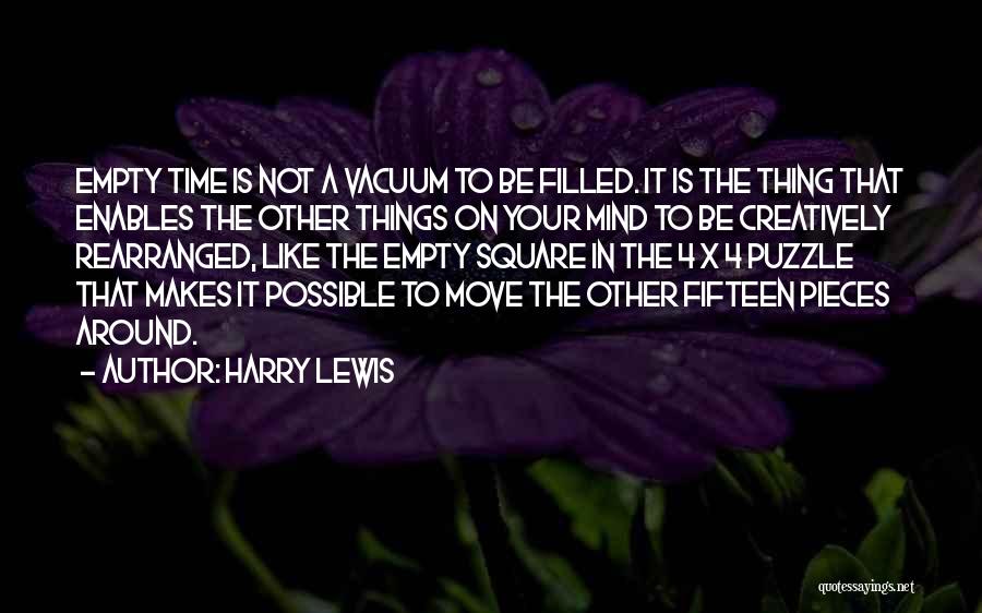 Mind Is Empty Quotes By Harry Lewis