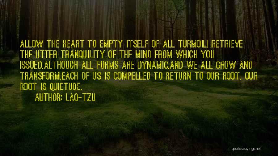 Mind Is Empty Quotes By Lao-Tzu