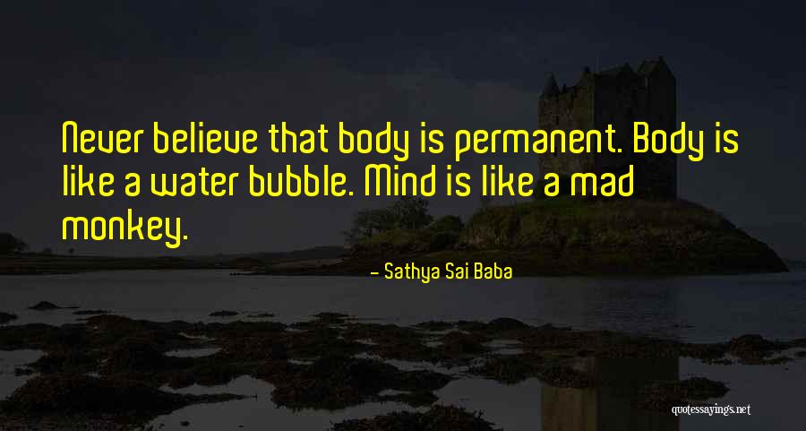 Mind Like Water Quotes By Sathya Sai Baba