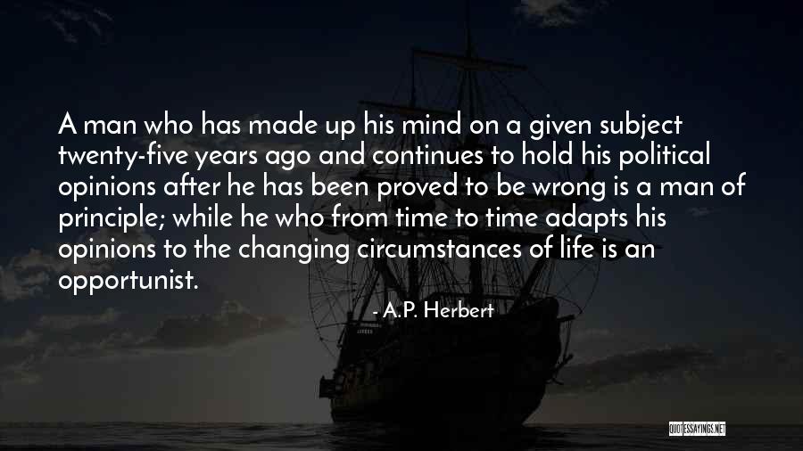 Mind Made Up Quotes By A.P. Herbert