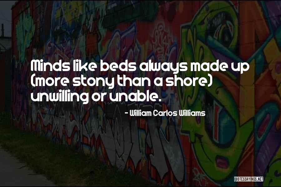 Mind Made Up Quotes By William Carlos Williams