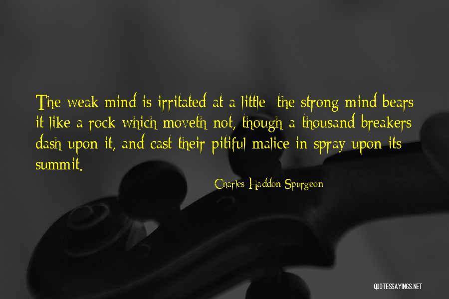 Mind Not At Peace Quotes By Charles Haddon Spurgeon