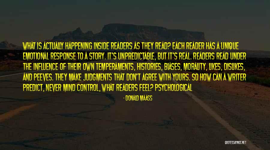 Mind Of Their Own Quotes By Donald Maass Mind Of Their Own Quotes By Donald Maass