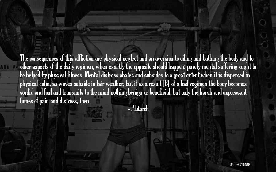 Mind Over Body Fitness Quotes By Plutarch