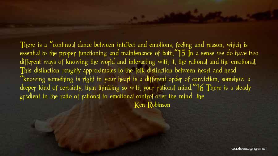 Mind Over Emotions Quotes By Ken Robinson Mind Over Emotions Quotes By Ken Robinson