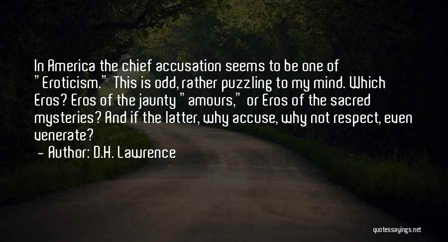 Mind Puzzling Quotes By D.H. Lawrence