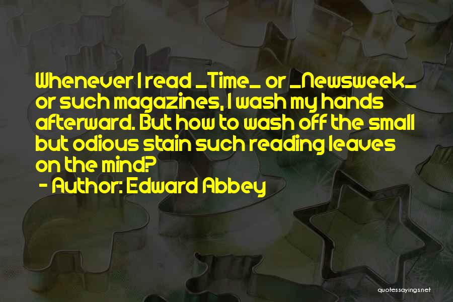 Mind Read Quotes By Edward Abbey