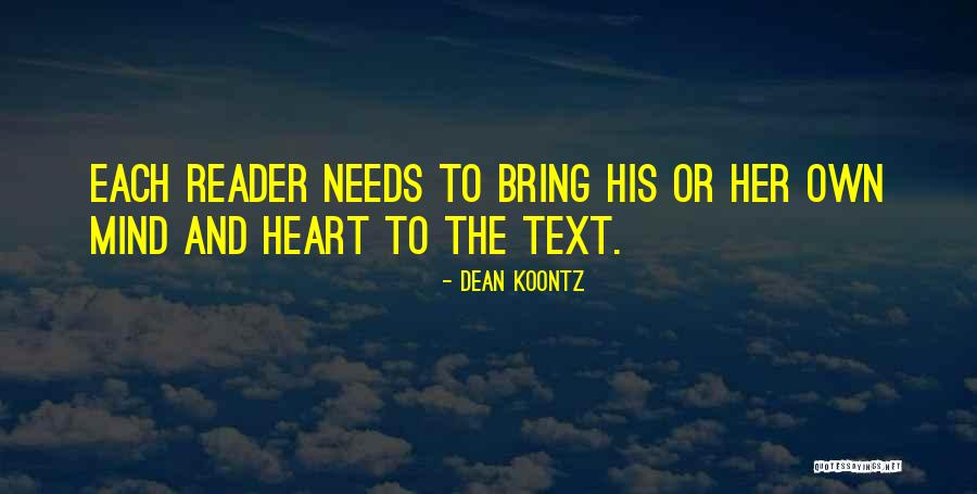 Mind Reader Quotes By Dean Koontz