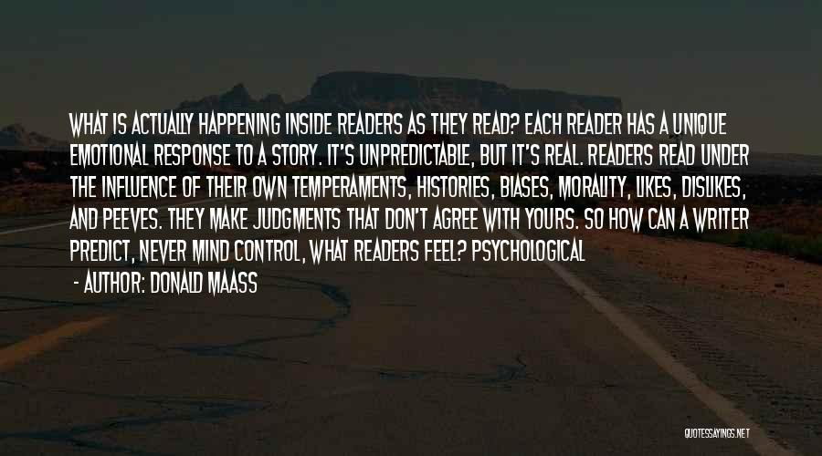 Mind Reader Quotes By Donald Maass