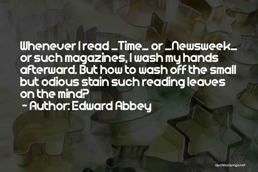 Mind Reading Quotes By Edward Abbey