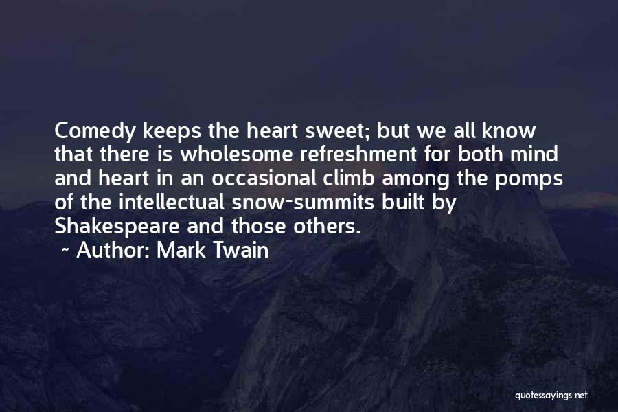 Mind Refreshment Quotes By Mark Twain