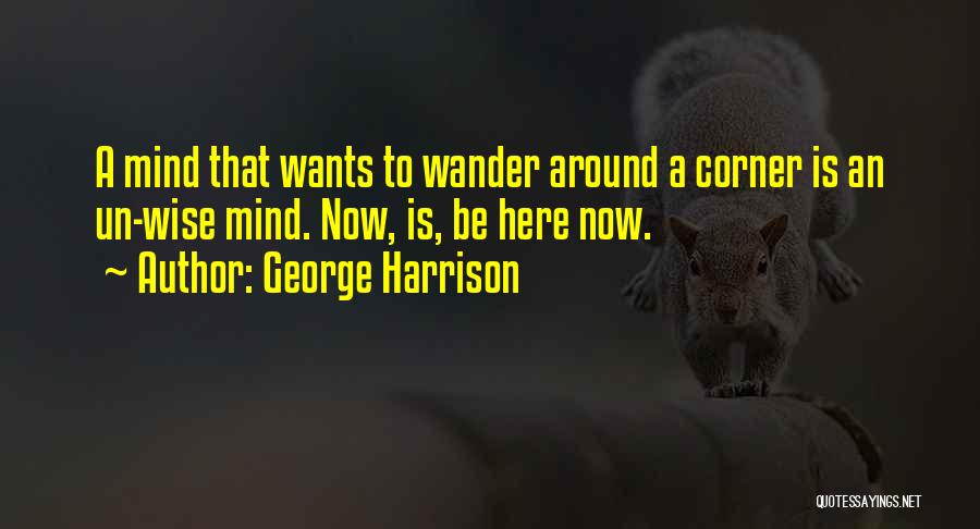 Mind Wander Quotes By George Harrison