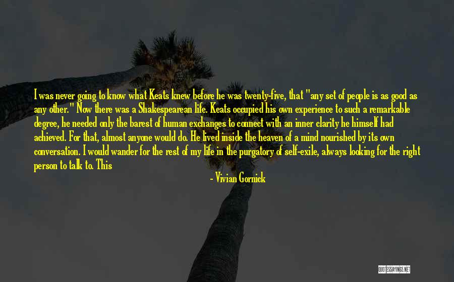 Mind Wander Quotes By Vivian Gornick Mind Wander Quotes By Vivian Gornick