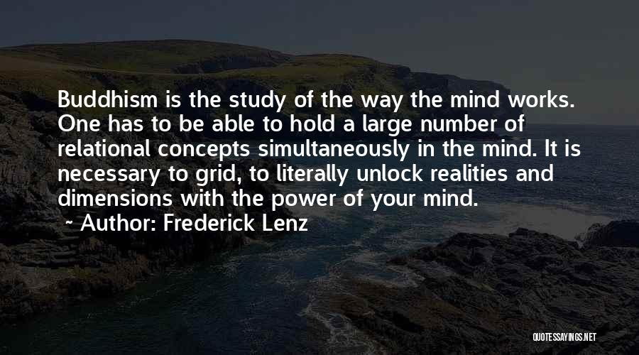 Mind Works Quotes By Frederick Lenz