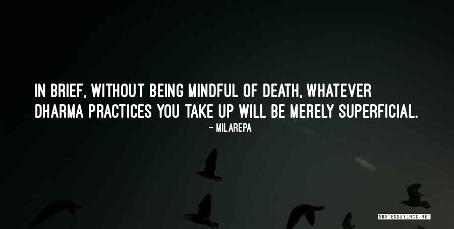 Mindful Being Quotes By Milarepa Mindful Being Quotes By Milarepa