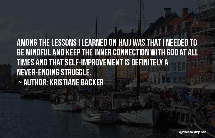 Mindful Quotes By Kristiane Backer