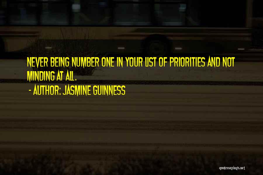 Minding Quotes By Jasmine Guinness