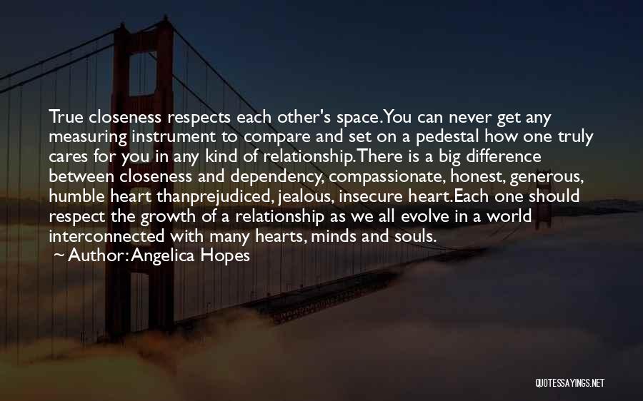 Minds And Hearts Quotes By Angelica Hopes