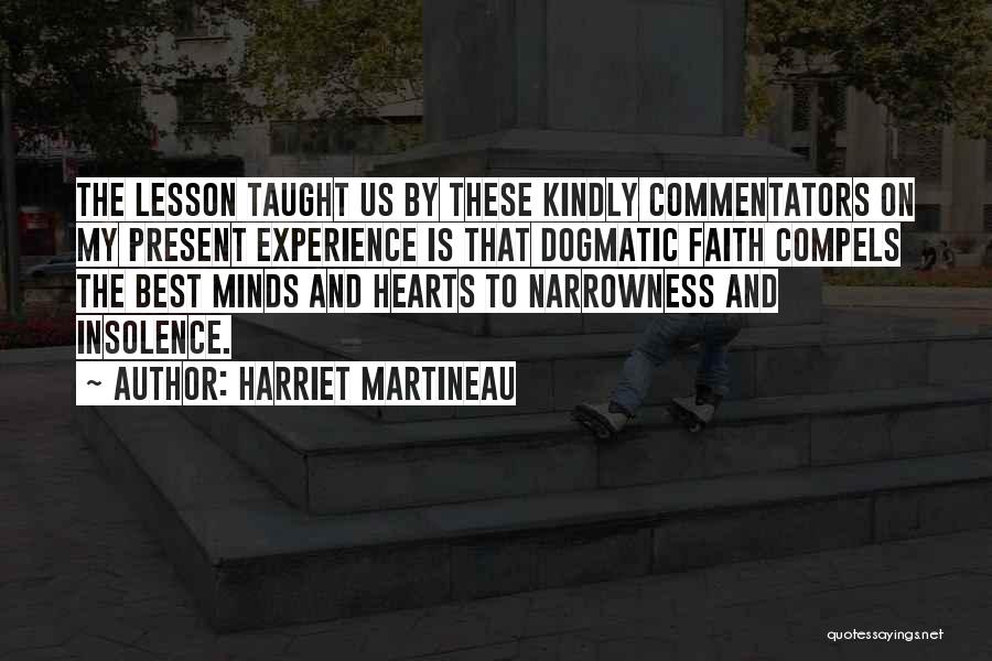 Minds And Hearts Quotes By Harriet Martineau