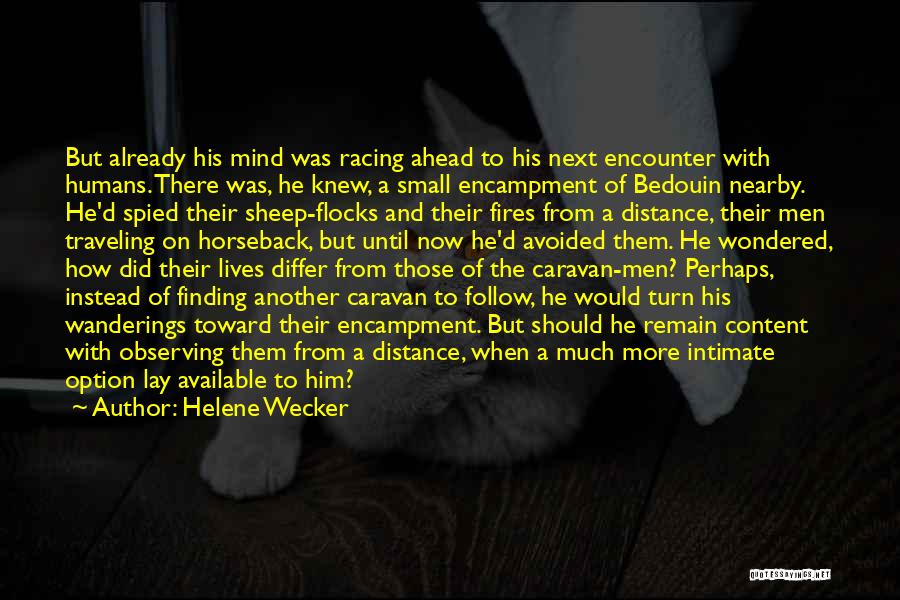 Mind's Racing Quotes By Helene Wecker