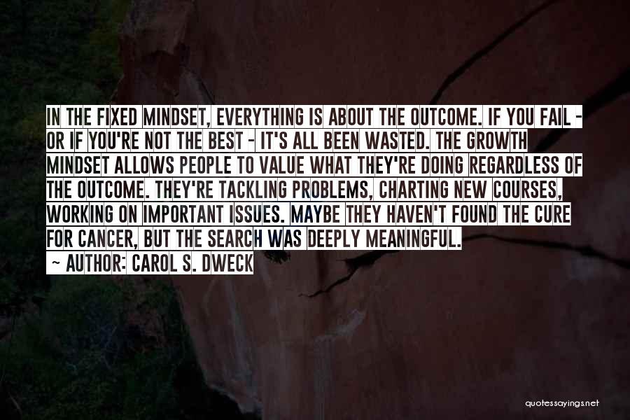 Mindset Is Everything Quotes By Carol S. Dweck