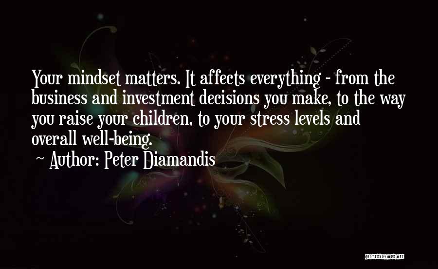 Mindset Is Everything Quotes By Peter Diamandis