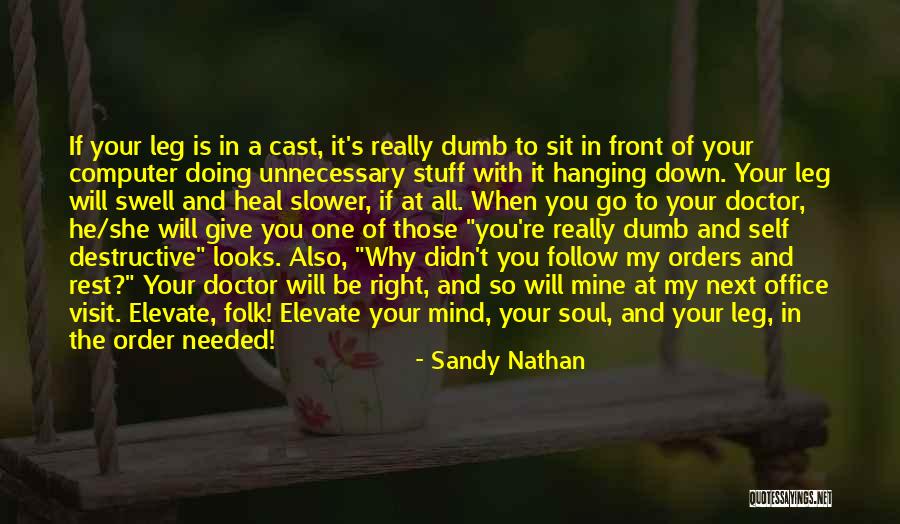 Mine Your Mind Quotes By Sandy Nathan