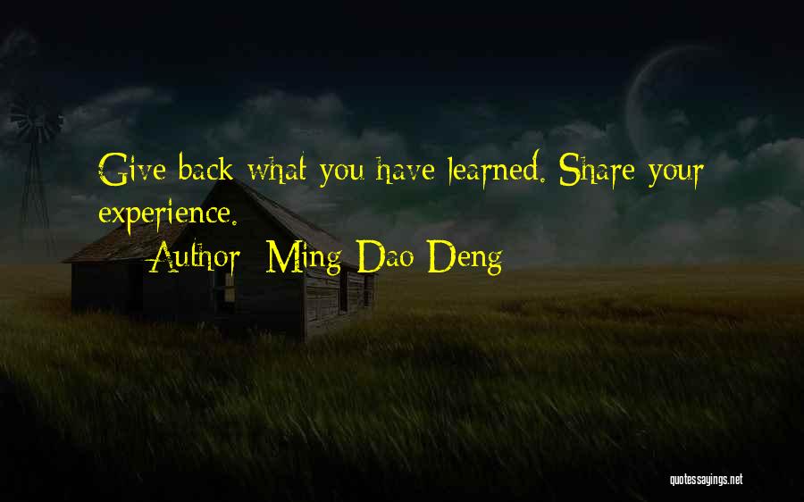 Ming-Dao Deng Quotes 1910731