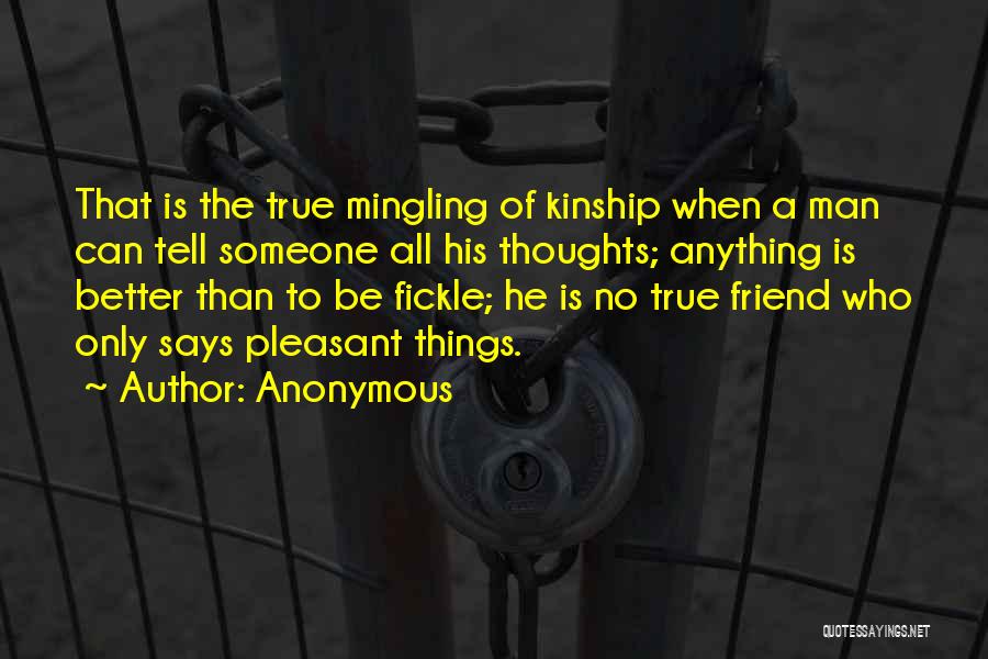Mingling Quotes By Anonymous