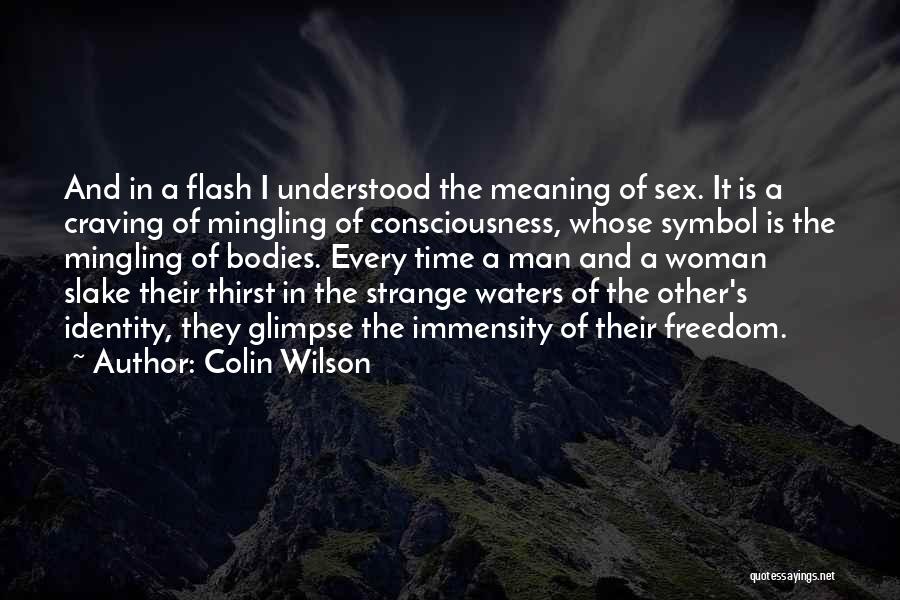 Mingling Quotes By Colin Wilson