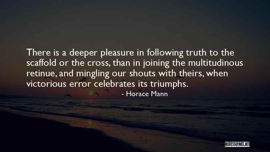 Mingling Quotes By Horace Mann