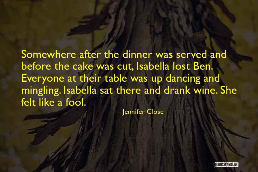 Mingling Quotes By Jennifer Close