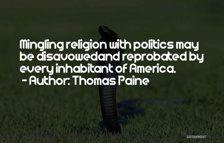 Mingling Quotes By Thomas Paine