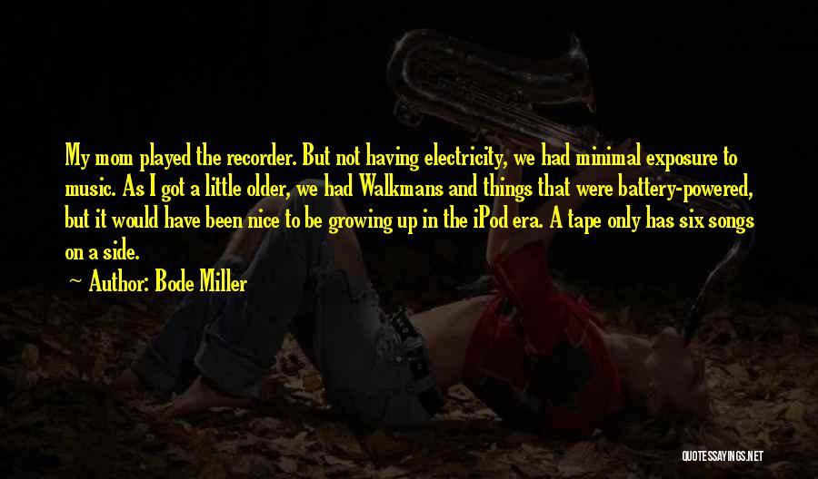 Minimal Music Quotes By Bode Miller